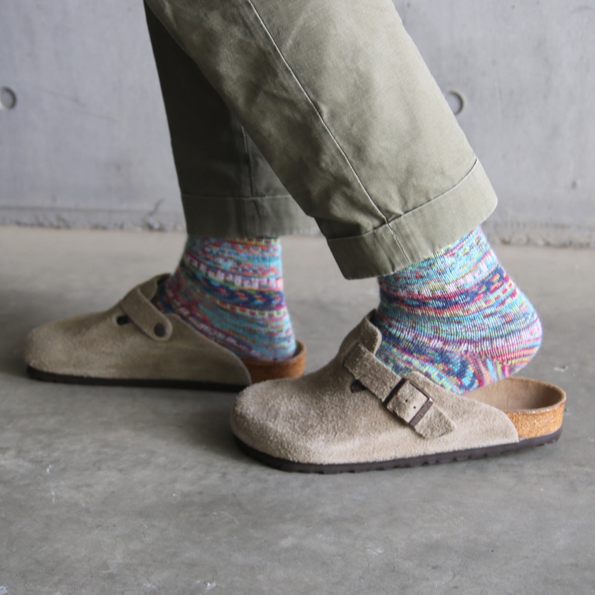 ラナート (LANART) 米国製ベビーアルパカソックス靴下 Artistic Baby Alpaca Socks[SANTAFE/LAVENDER]