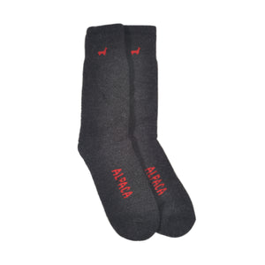 ラナート (LANART) 米国製ベビーアルパカアウトドアブーツソックス靴下 Everest Outdoor Socks[CHARCOAL]