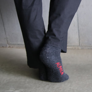ラナート (LANART) 米国製ベビーアルパカアウトドアブーツソックス靴下 Everest Outdoor Socks[CAROLINA.BLUE]