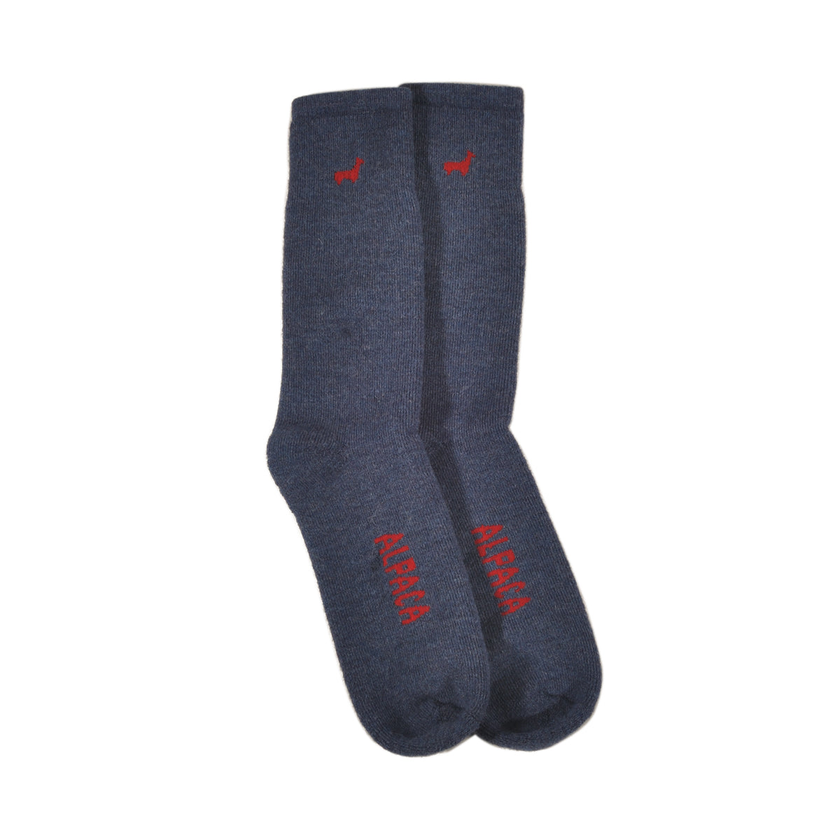 ラナート (LANART) 米国製ベビーアルパカアウトドアブーツソックス靴下 Everest Outdoor Socks[DENIM]