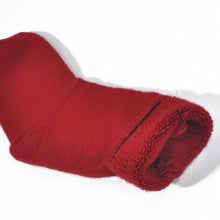 画像をギャラリービューアに読み込む, ラナート (LANART) 米国製ベビーアルパカアウトドアブーツソックス靴下 Everest Outdoor Socks[RED]
