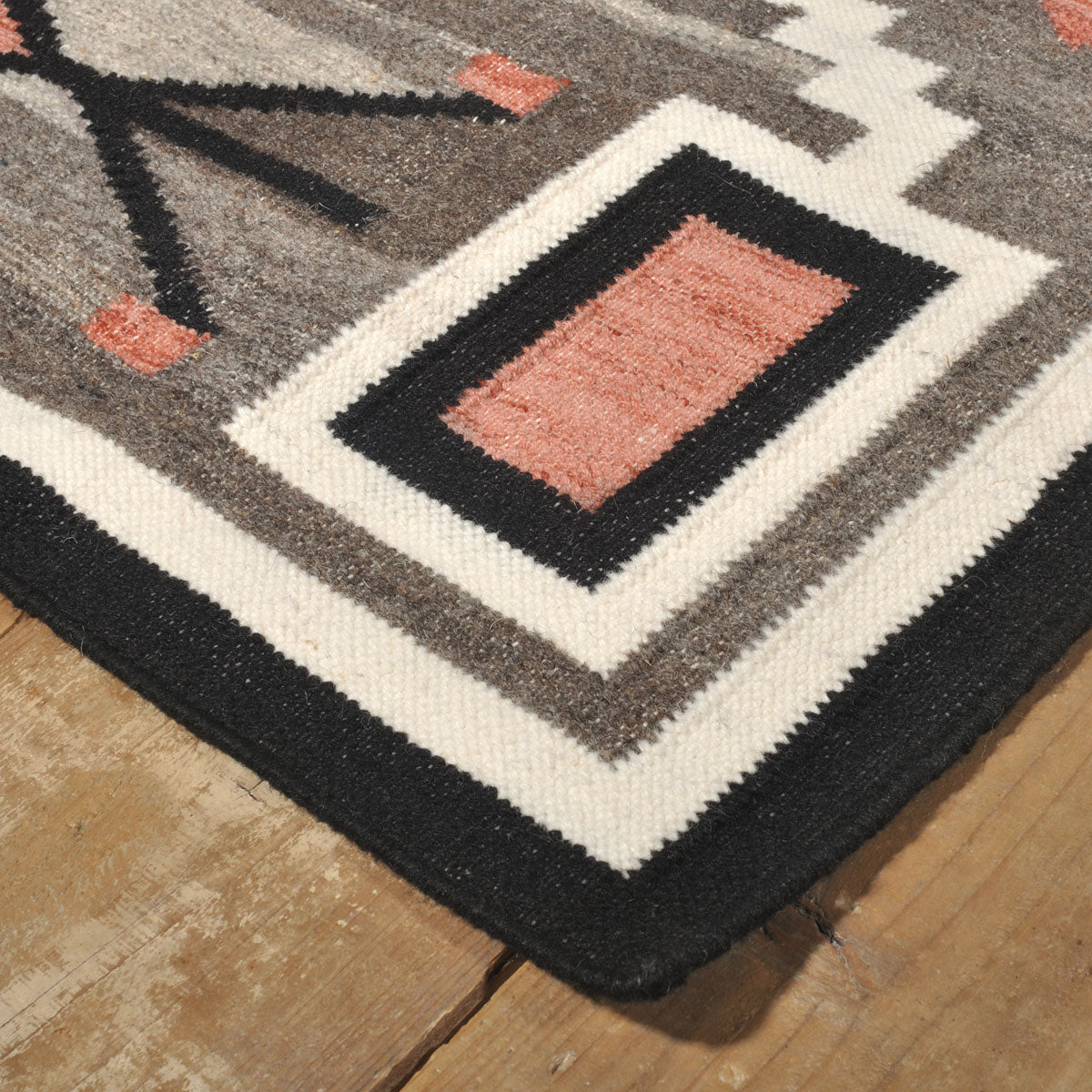 ラグフォレスト(Rug Forest)BOHOスタイルラグ6x4FT ナバホ サウスウェスタン トライバル キリム Navajo Southwestern Native American Kilim Wool Rug[約183×122cm]6409/STONE